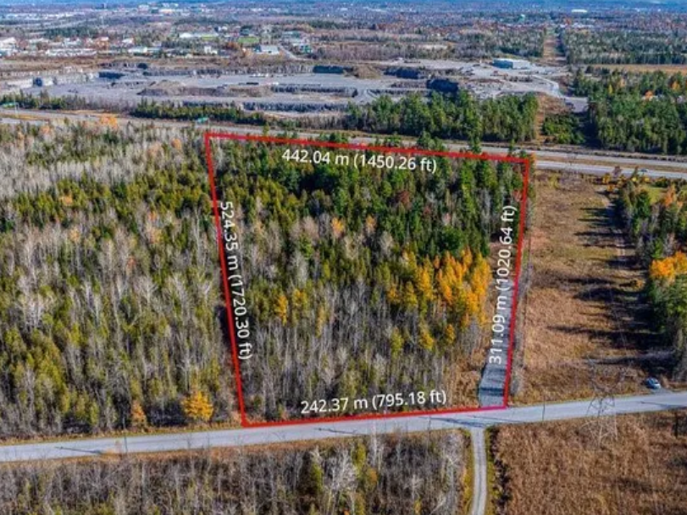 Vacant land at 0 David Manchester Road, Ottawa – open lot view